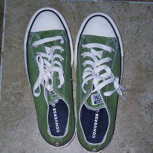 Converse Kids Sneakers in Green and White